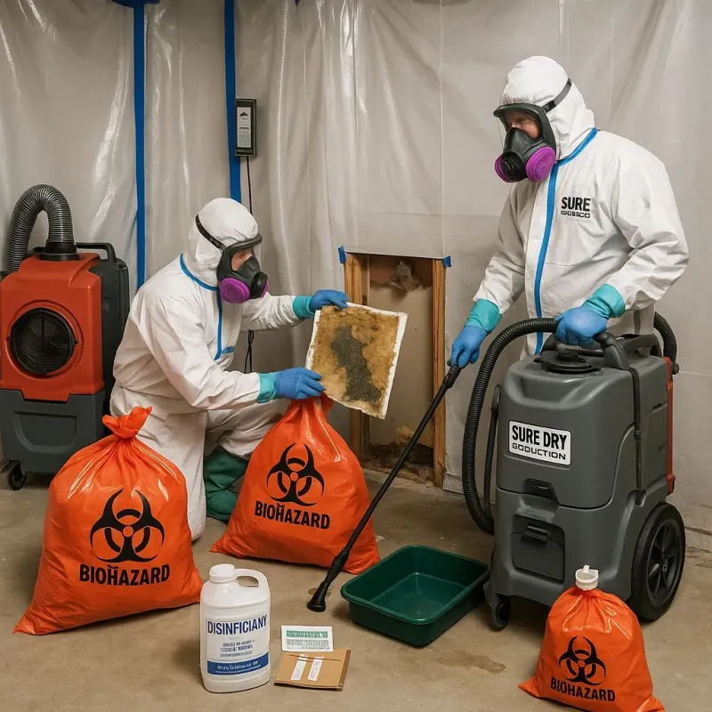 Contaminated Water Handling Protocols process in Inman, KS